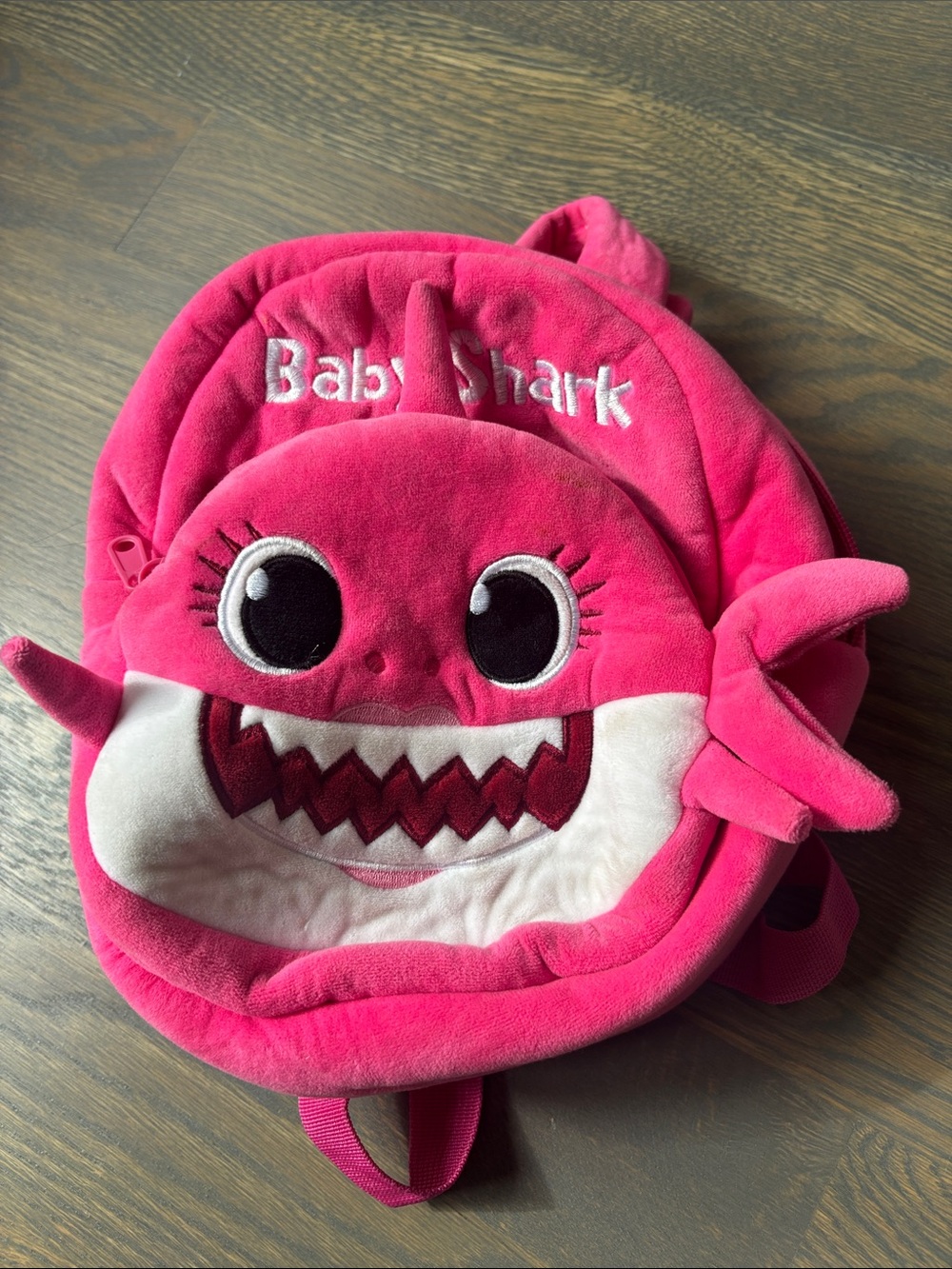 Baby Shark Pink Kids Backpack- like new